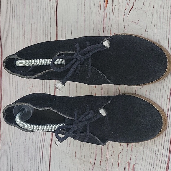 Balenciaga Black Suede Lace Up Shootie SIZE 40 or 9 - Picture 3 of 9